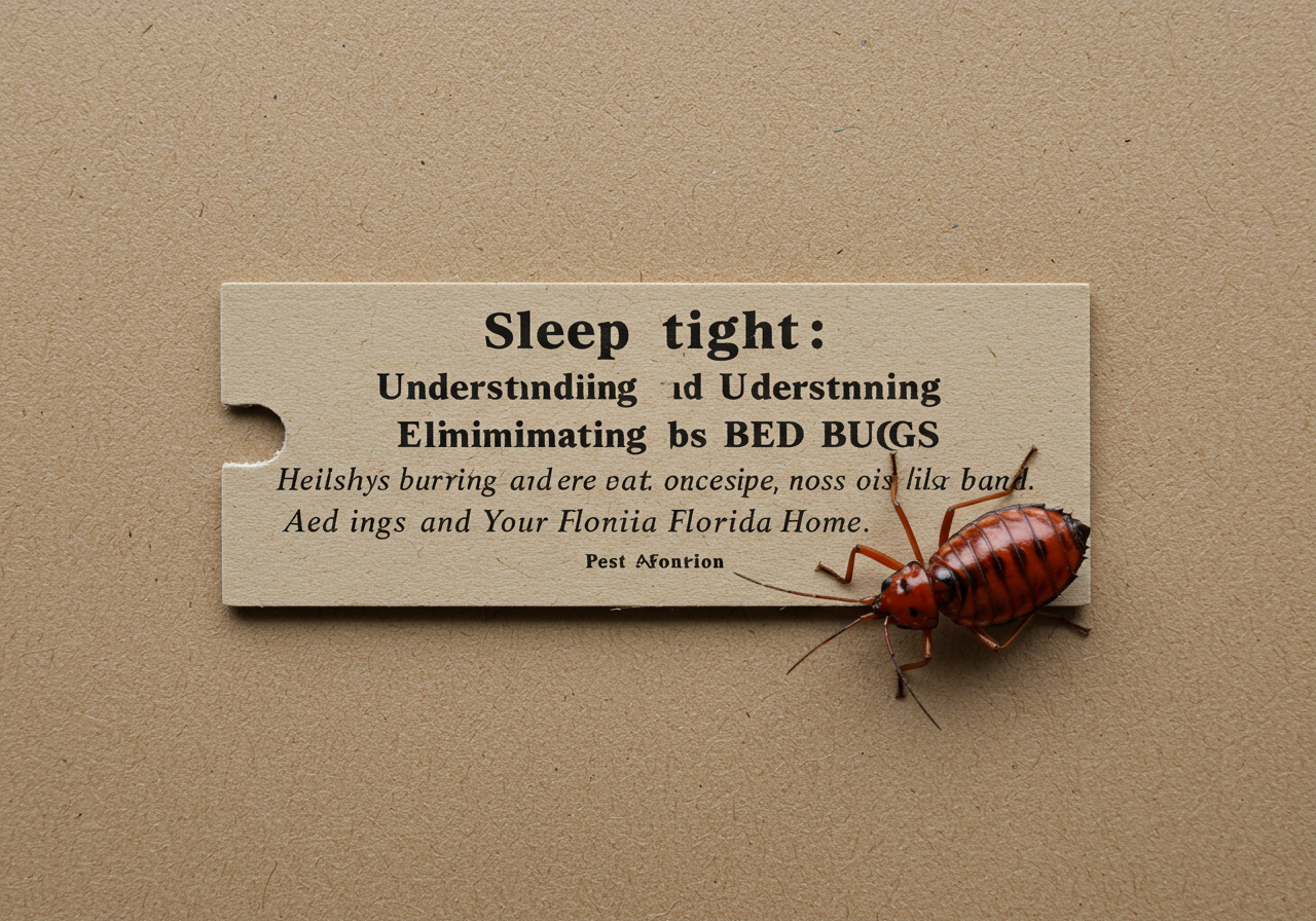Bed Bug Removal in Florida: Sleep Tight in Your Home