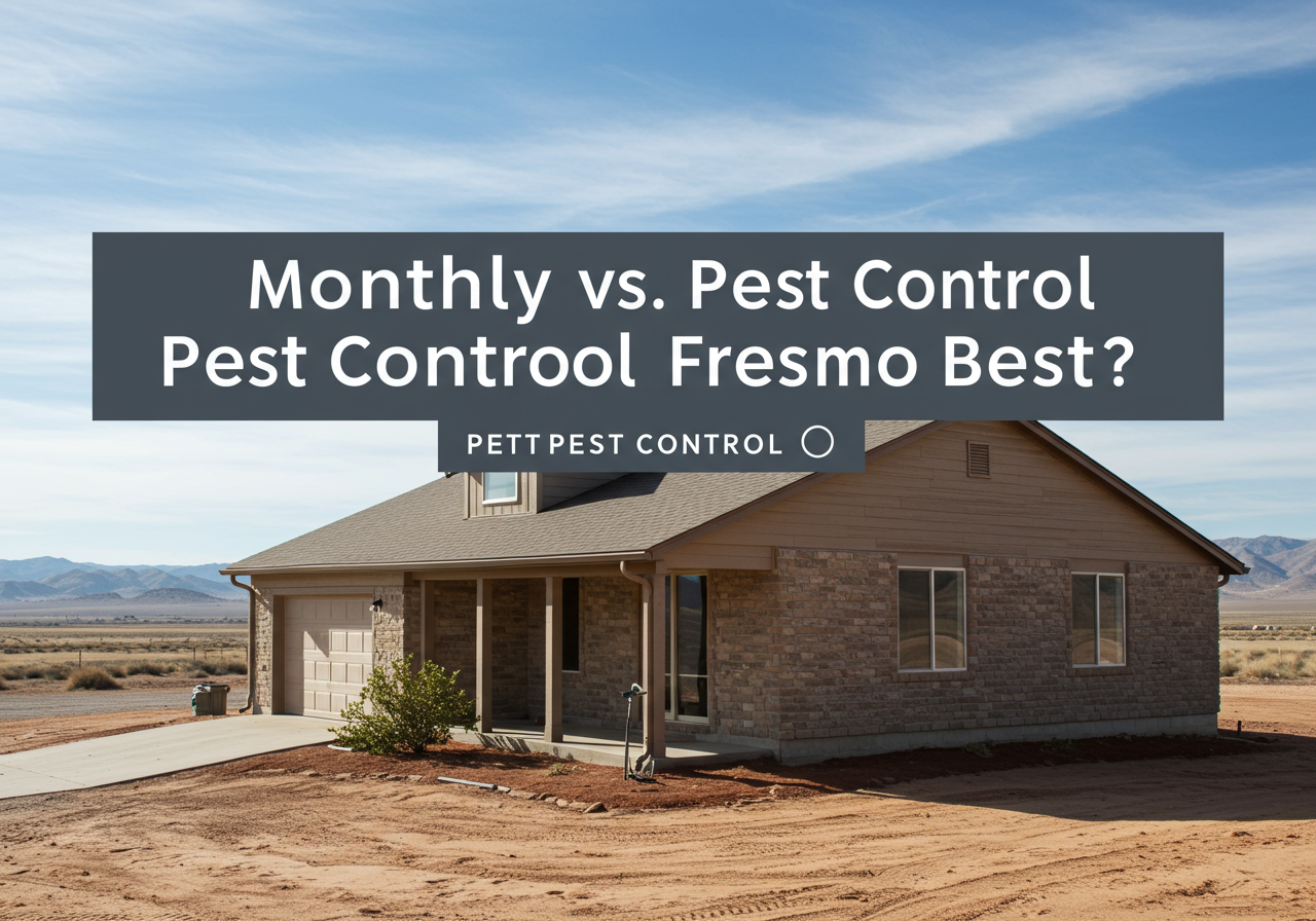 Fresno Pest Control: Monthly vs. One-Time Service Guide