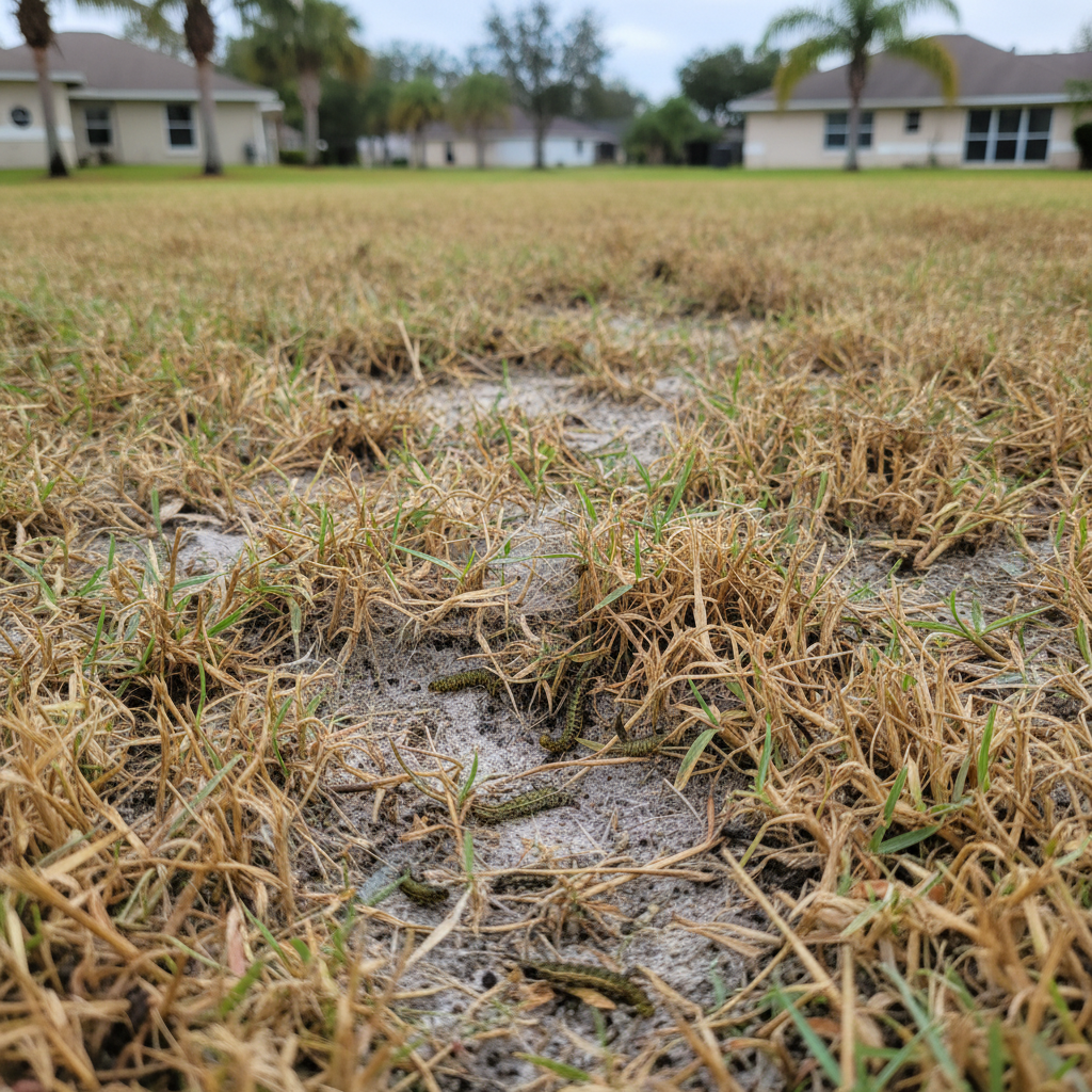 Chewed-Up Lawn in Palm Bay This Fall? Sod Webworms and Armyworms Could Be to Blame