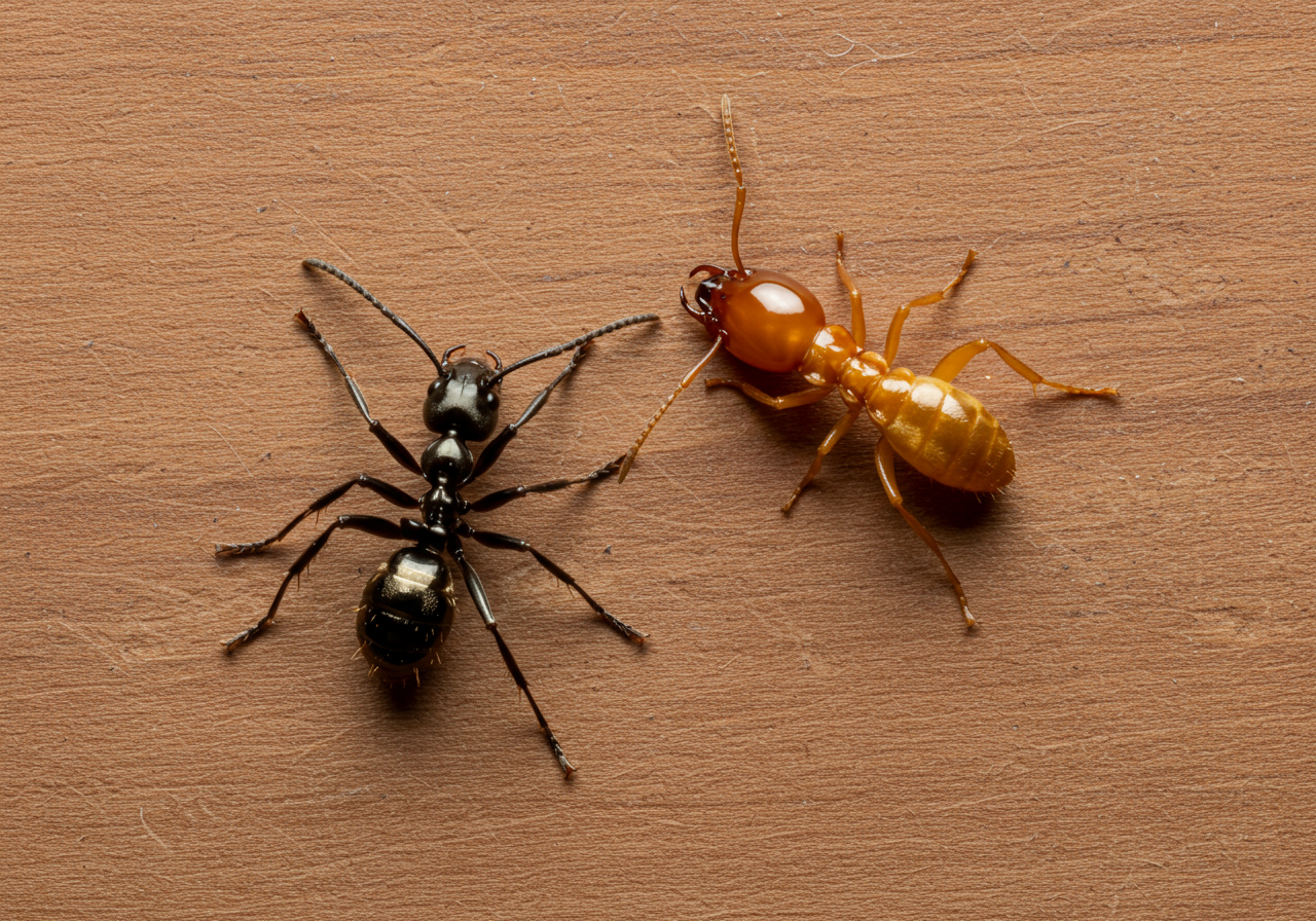 Carpenter Ants vs. Termites in NJ Homes: How to Spot Them