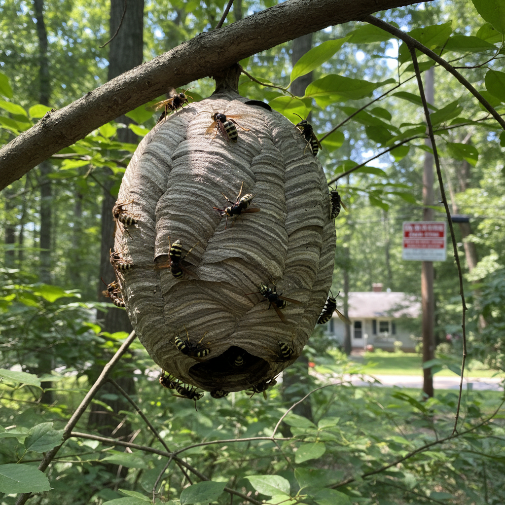 Bayville, NJ Hornet Alert: Why Bald-Faced Nests Are a Serious Emergency