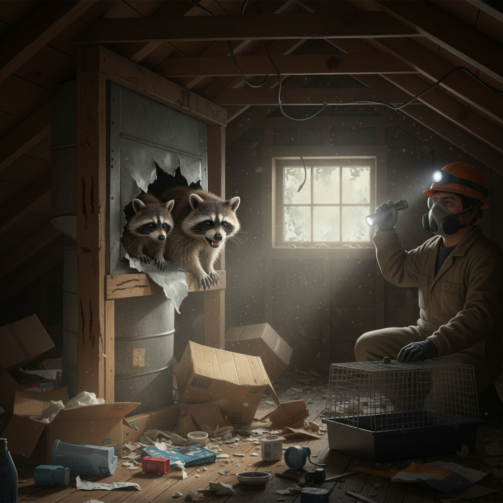 Do Raccoons Attack People? What to Know About Raccoons in the Attic