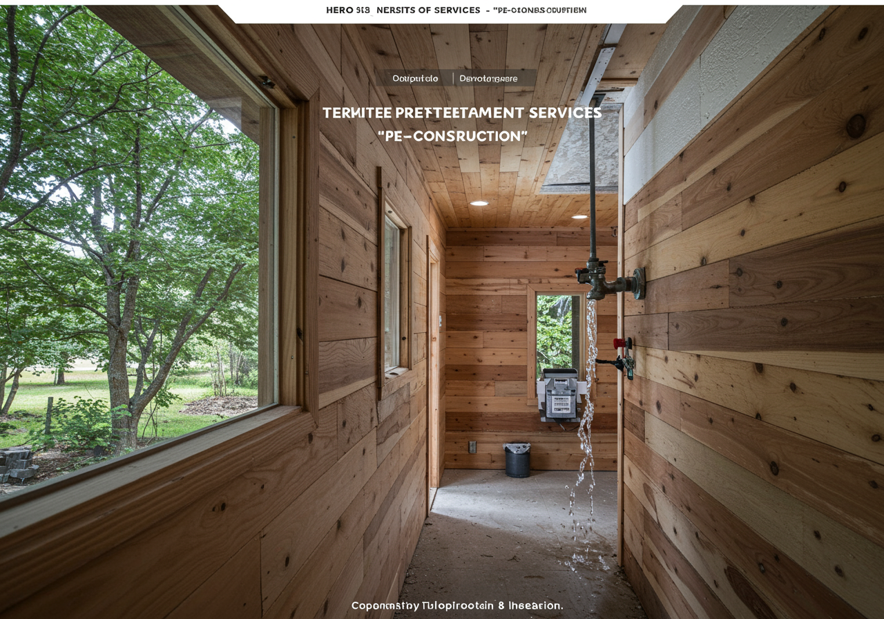 Pre-Construction Termite Control in Point, TX | Lion Heart Pest Control