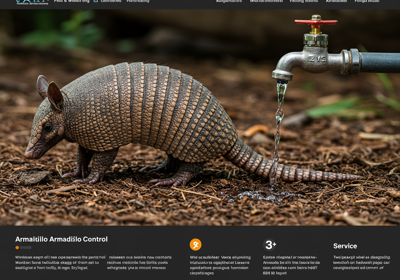 Armadillo Control & Removal in Point, TX