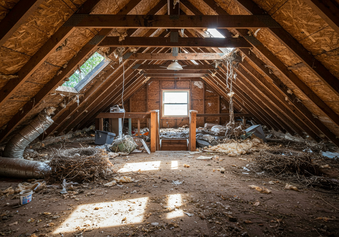 Deltona Attic Restoration & Cleanup - Wildlife Damage Repair FL