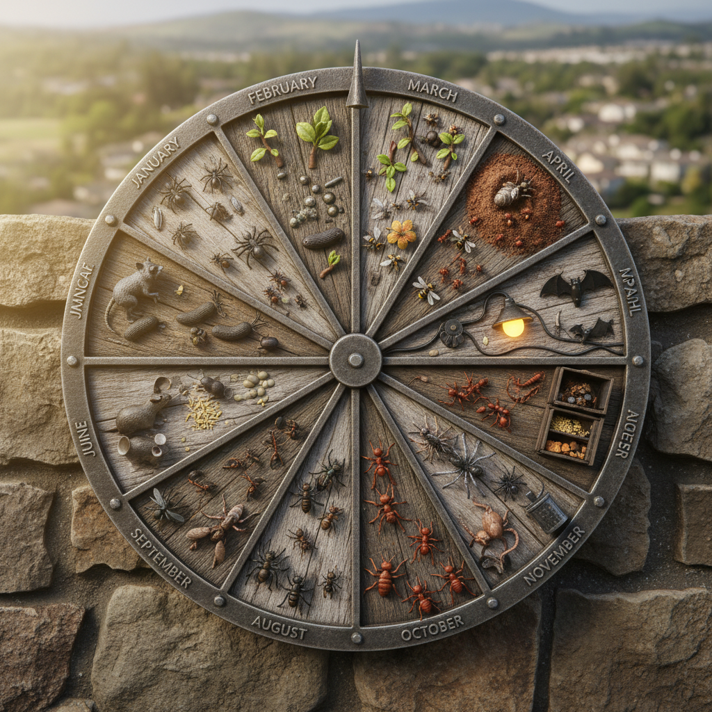 Eastvale Seasonal Pest Calendar: What Shows Up Month by Month – Your Eastvale / Riverside County Local Guide