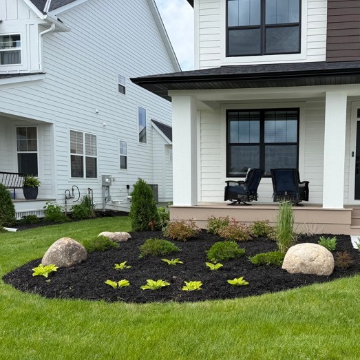 After: Mulch Install