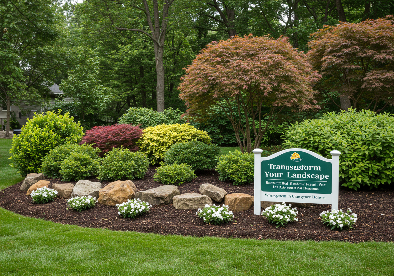 Transform Your Andover Yard with Beautiful Mulch & Rock Installation