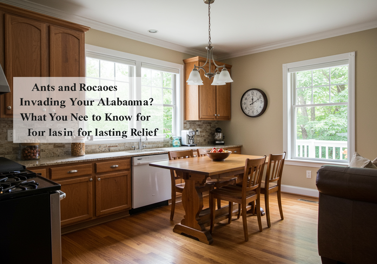 Alabama Kitchen Pests: Stop Ants & Roaches for Lasting Relief