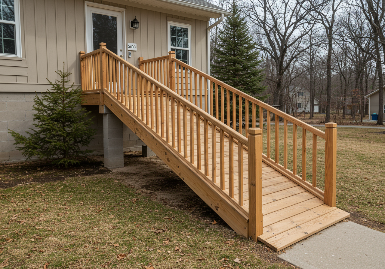 Wood vs. Aluminum Ramps: Michigan Home Accessibility Guide