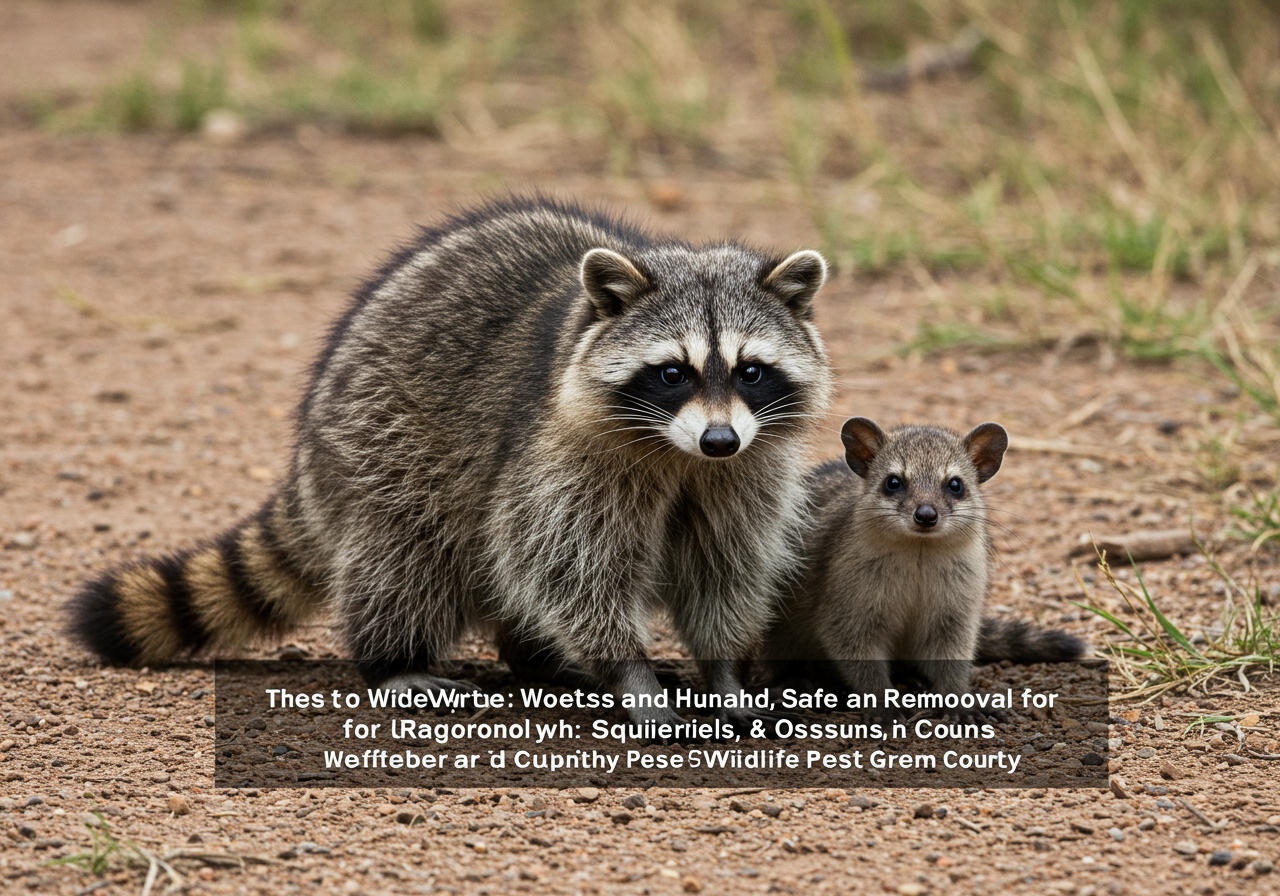  Humane Raccoon, Squirrel & Opossum Removal