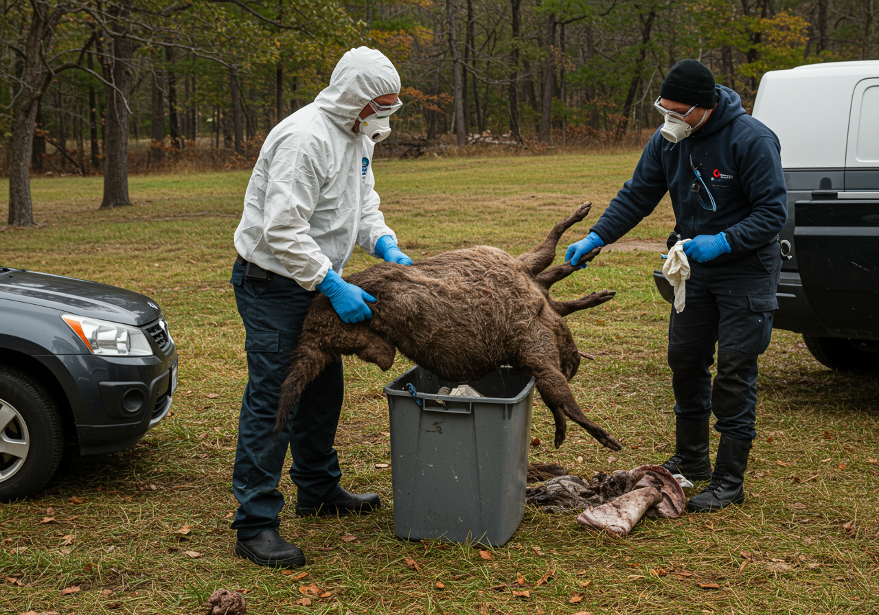 Clearwater FL Dead Animal Removal & Disinfection
