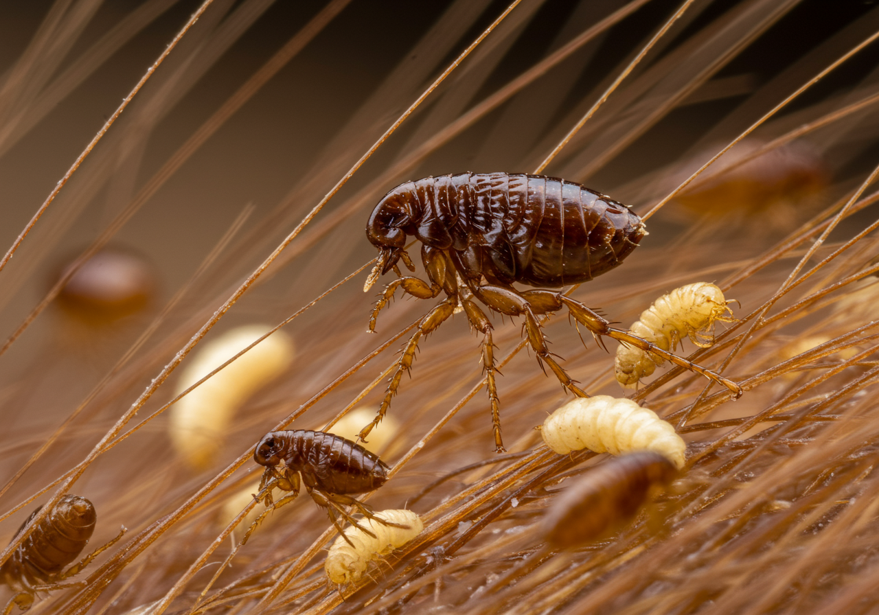 Indoor Flea Control Englewood OH | Expert Flea Removal | HexGuard Pest Solutions