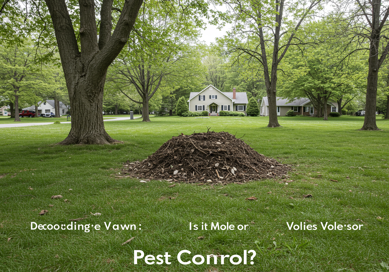 Moles or Voles? Uncover the Truth Behind Your Ohio Lawn Damage.