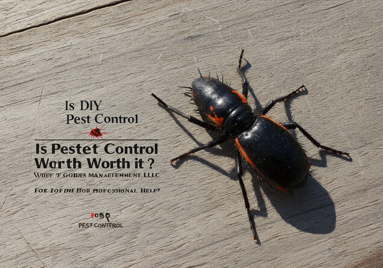 DIY Pest Control: When to Call GOLDEN PEST MANAGEMENT LLC Experts